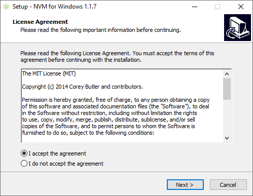 nvm for Windows